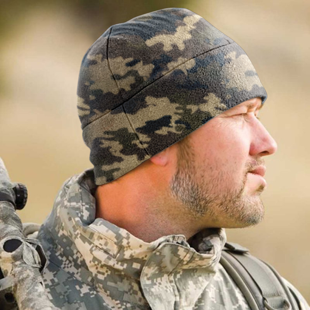 Templ Tape Premium Brushed Fleece Watch Cap Warm Beanie