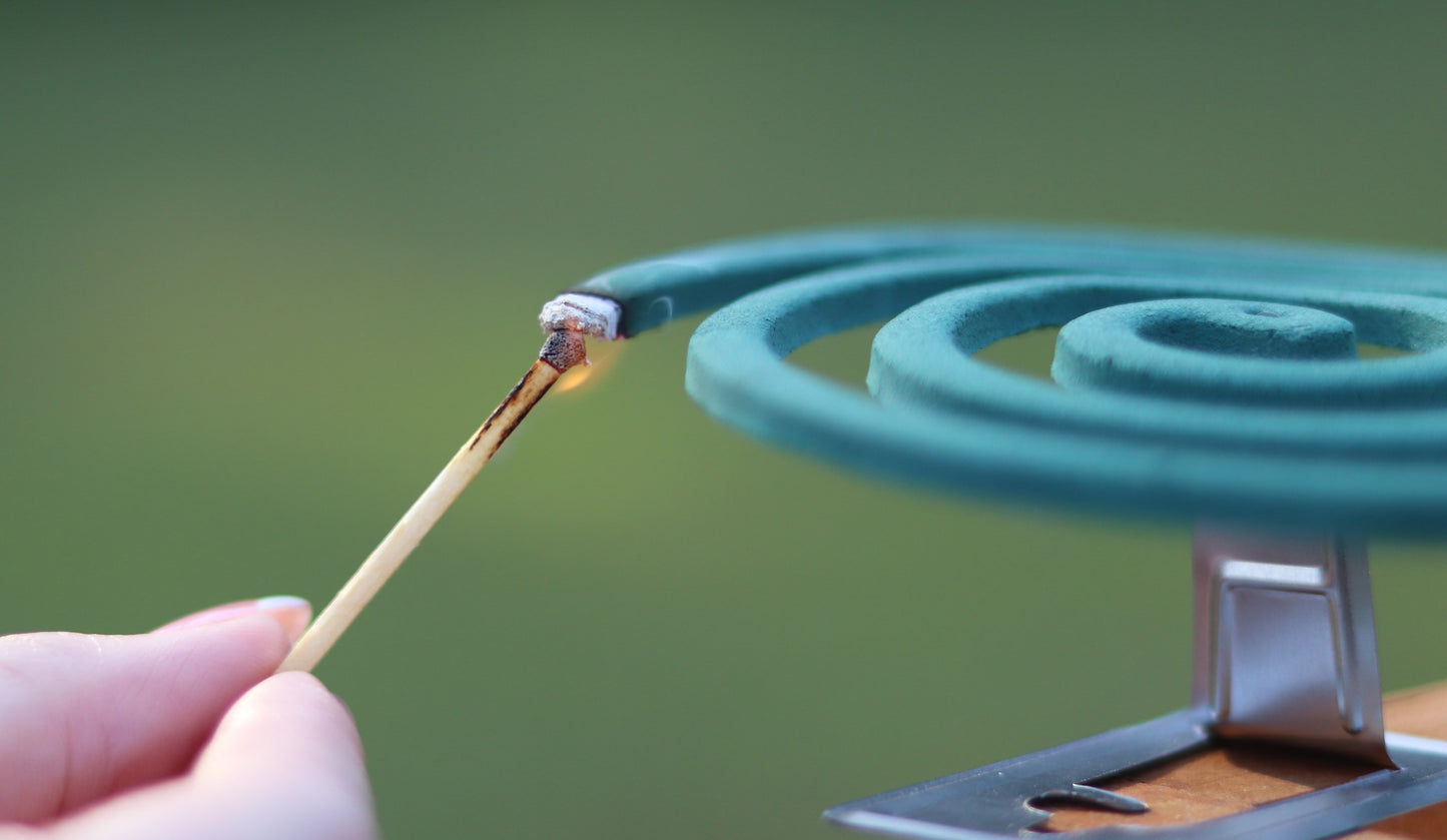 W4W Mosquito Repellent Coils - Outdoor Use Reaches Up to 10 feet - Each Coil Burns for 5-7 Hours