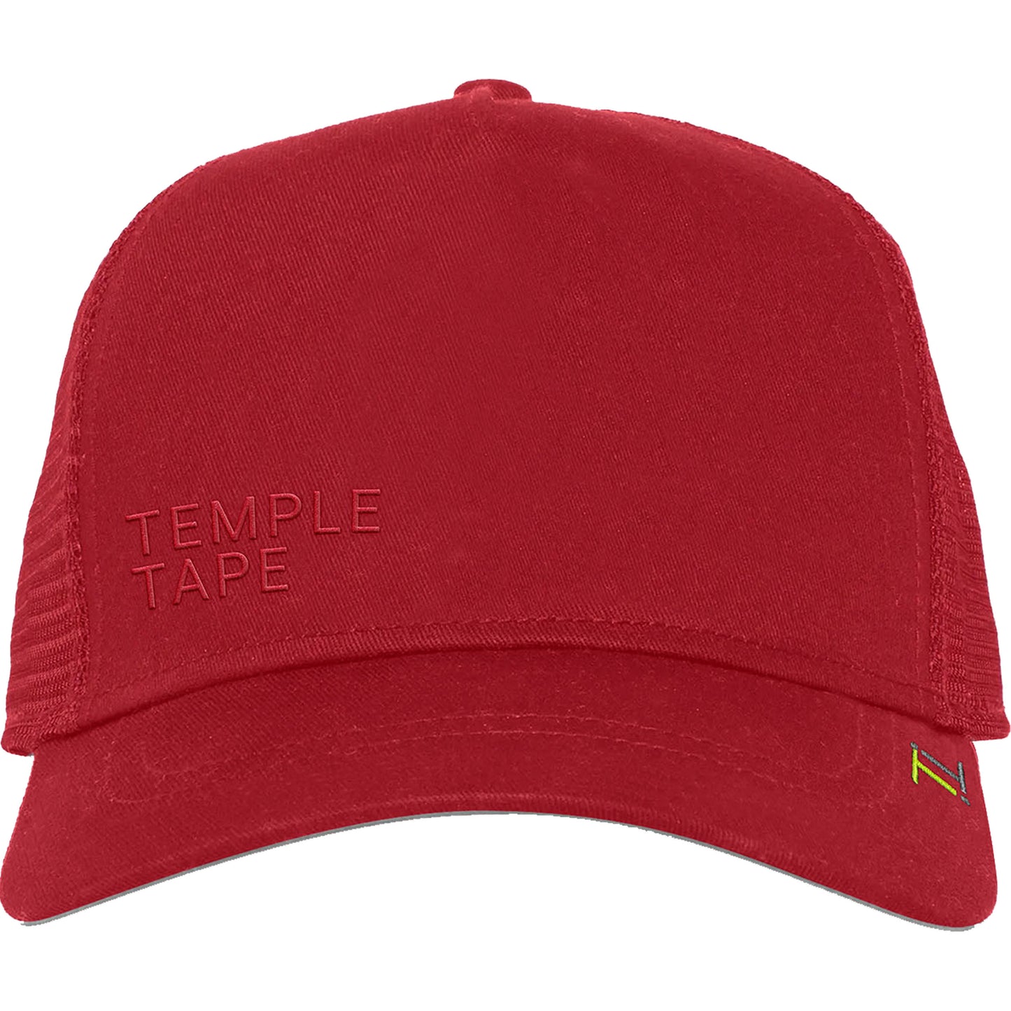 Temple Tape Fleece Lined Trucker Hats – Designed for Men & Women – Mesh Back Adjustable Snapback Closure - UV Sun Protection