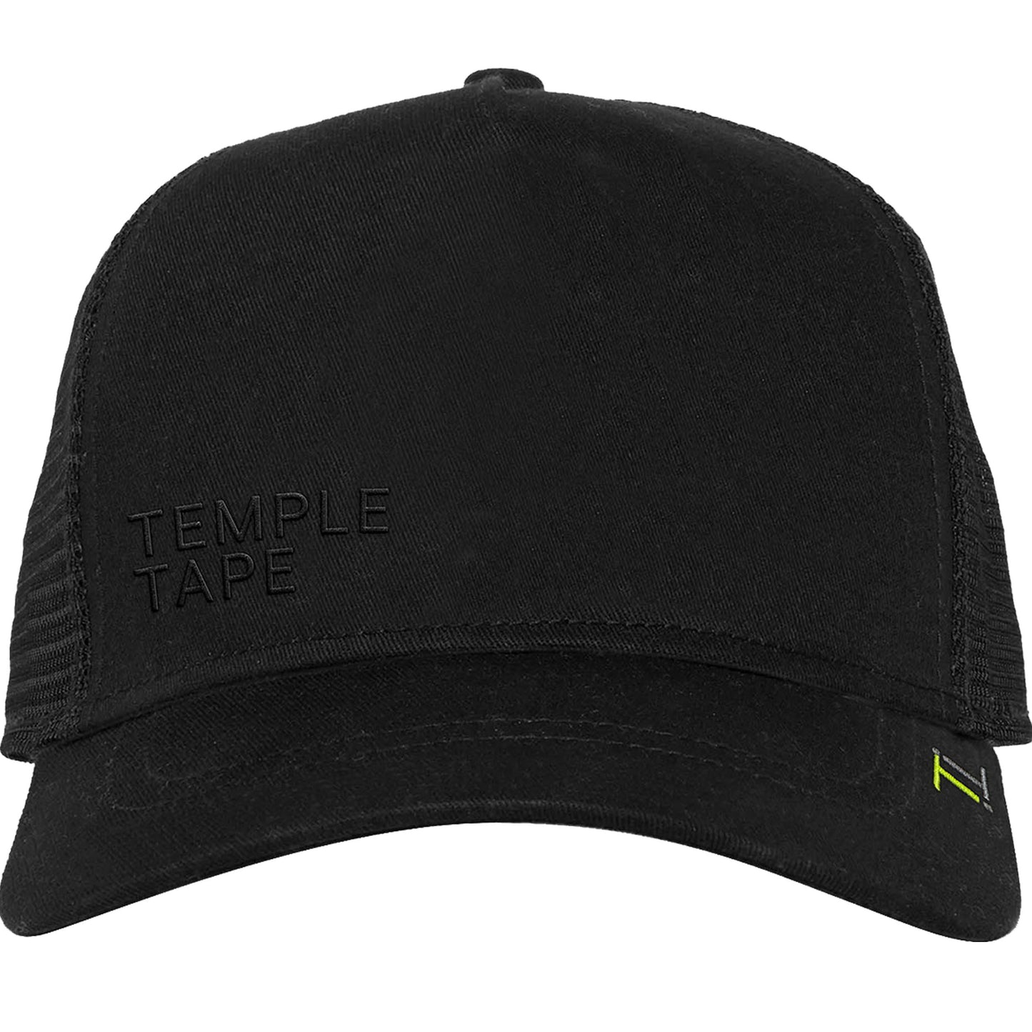 Temple Tape Fleece Lined Trucker Hats – Designed for Men & Women – Mesh Back Adjustable Snapback Closure - UV Sun Protection