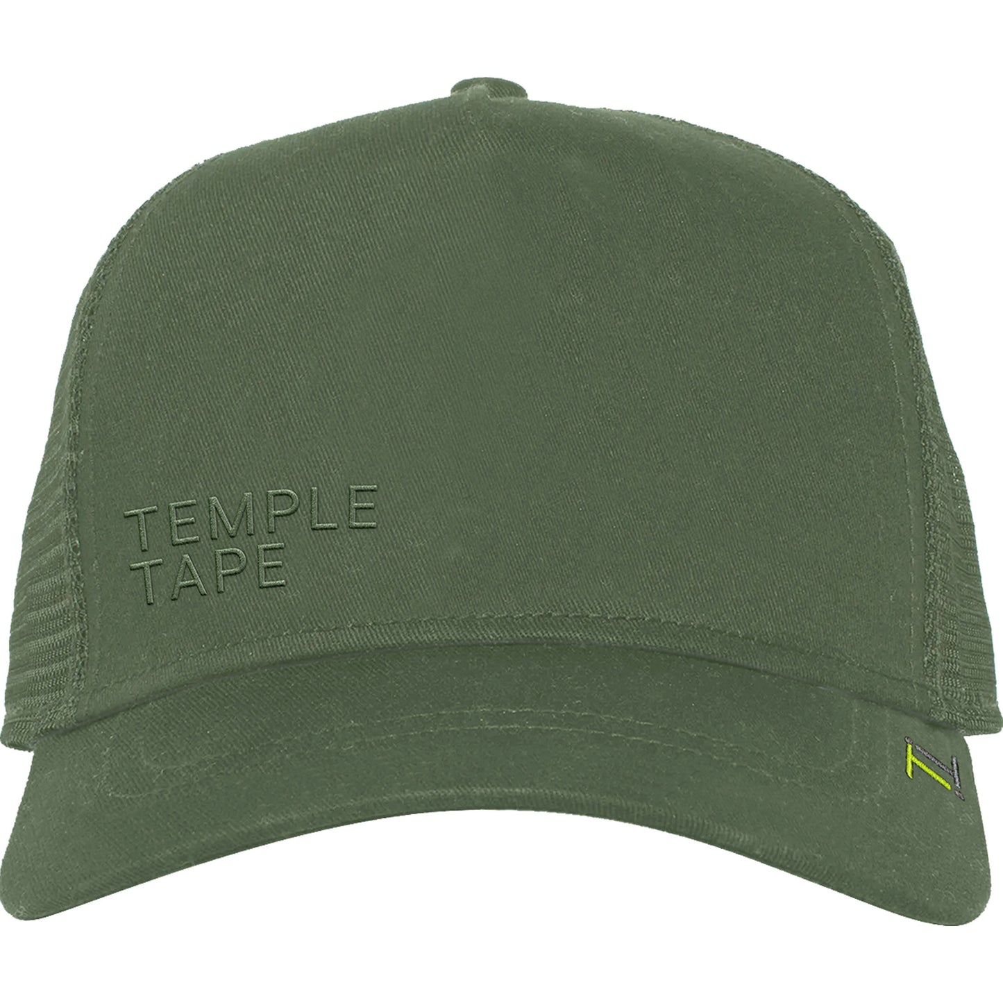 Temple Tape Fleece Lined Trucker Hats – Designed for Men & Women – Mesh Back Adjustable Snapback Closure - UV Sun Protection