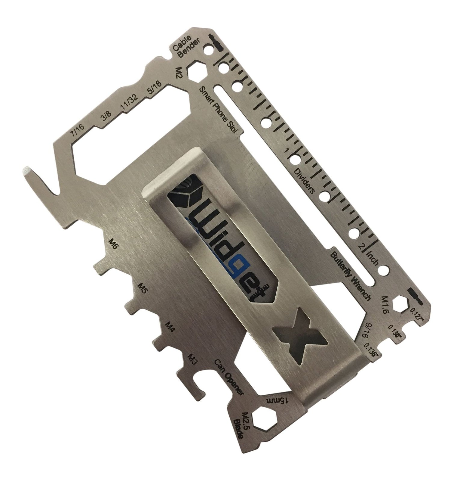 The WIDGET (43-in-1 Credit Card Size Multi-tool) - W4W Products