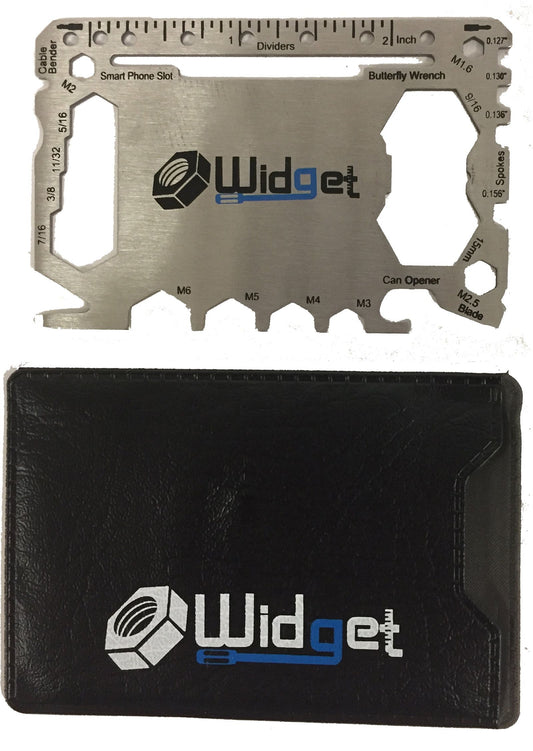The WIDGET (43-in-1 Credit Card Size Multi-tool) - W4W Products