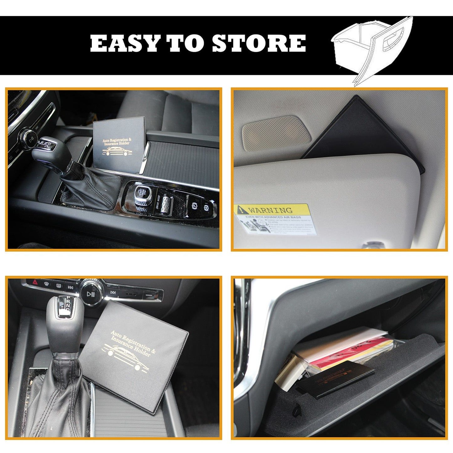 W4W Auto Registration Insurance & ID Card Holder (Value Pack) - W4W Products