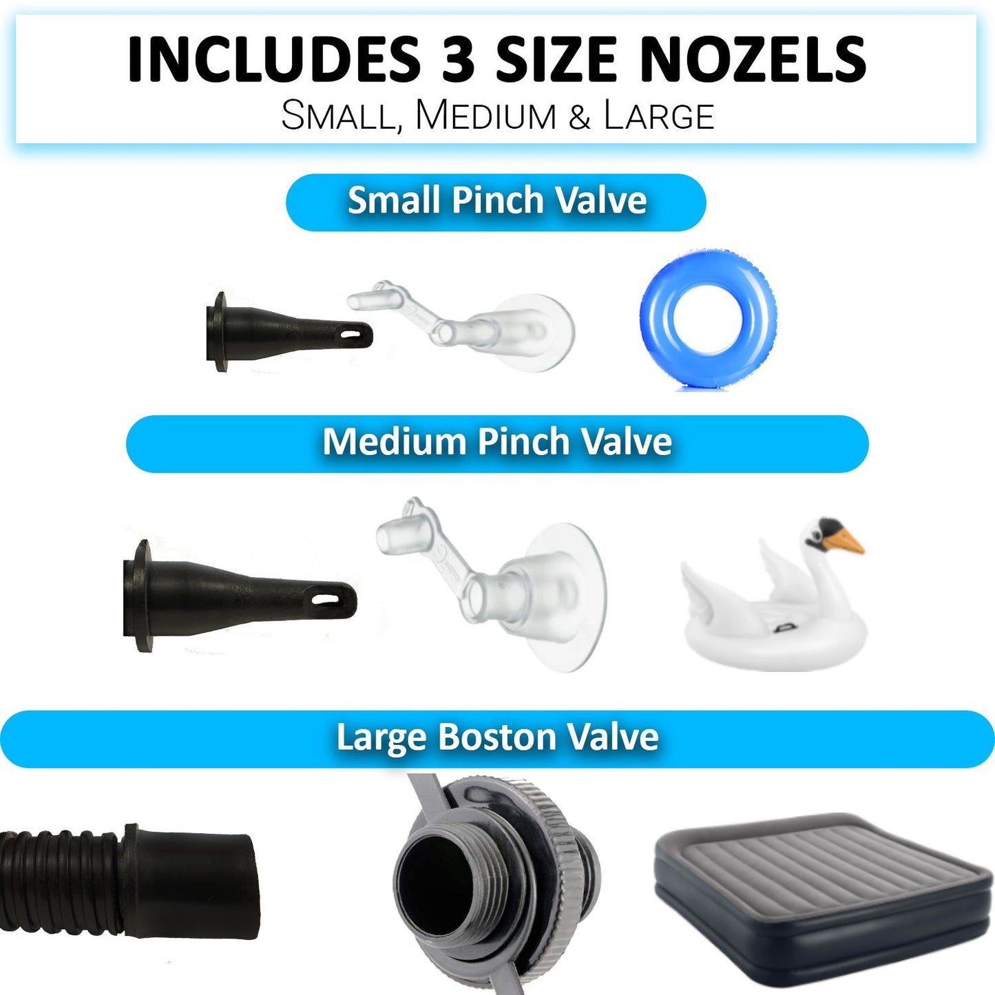 W4W Bellows Foot Pump - W4W Products