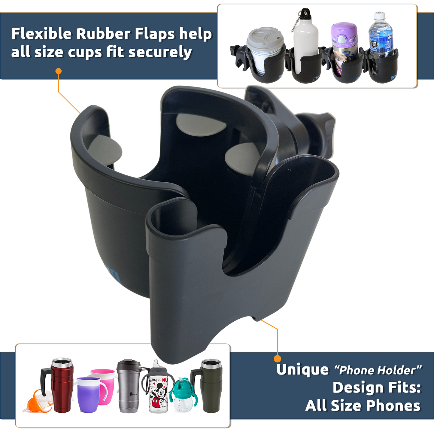 W4W Universal Stroller Cup and Phone Holder - W4W Products