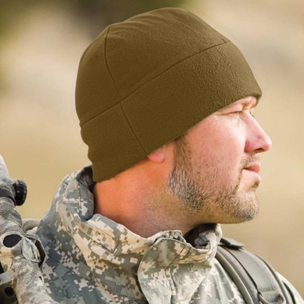 Templ Tape Premium Brushed Fleece Watch Cap Warm Beanie