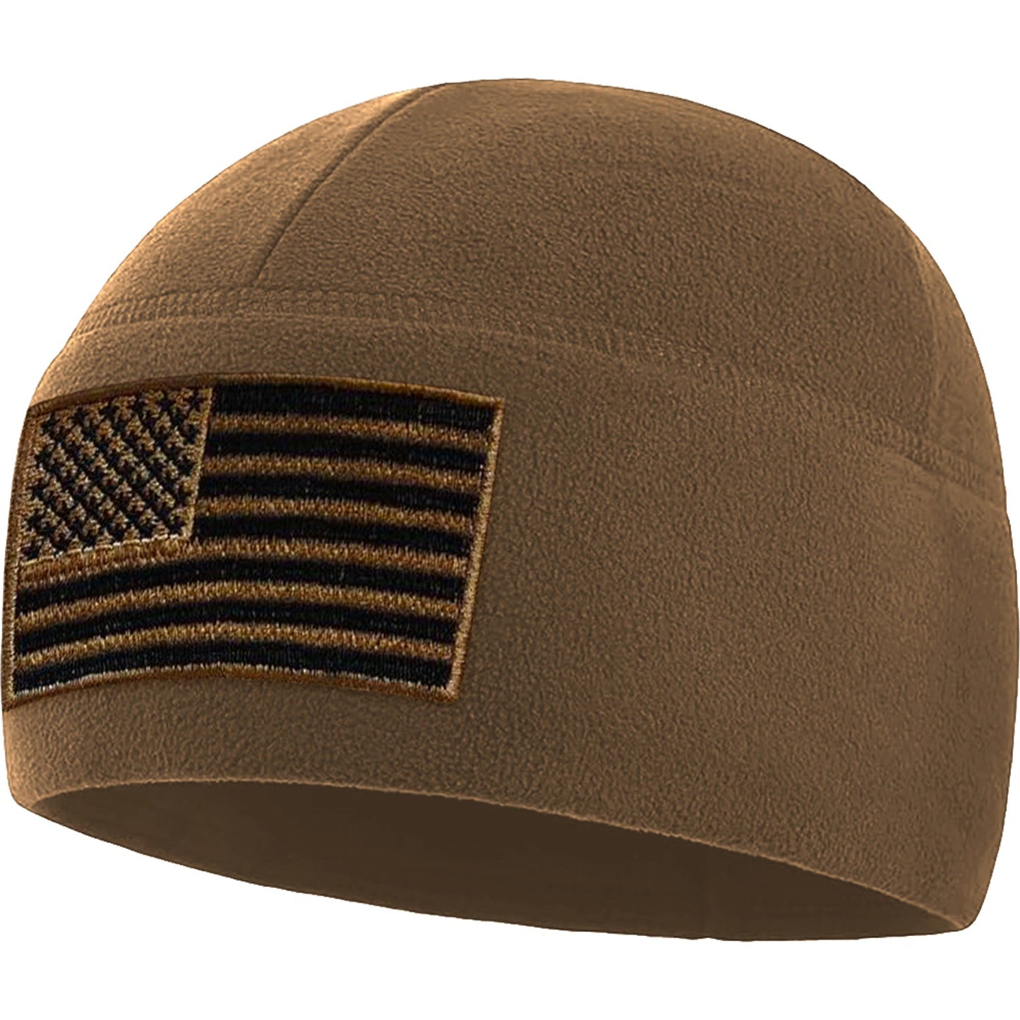 Temple Tape Premium Brushed Fleece Tactical Watch Cap Warm Beanie - American Flag
