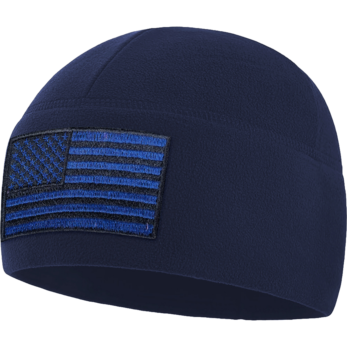 Temple Tape Premium Brushed Fleece Tactical Watch Cap Warm Beanie - American Flag