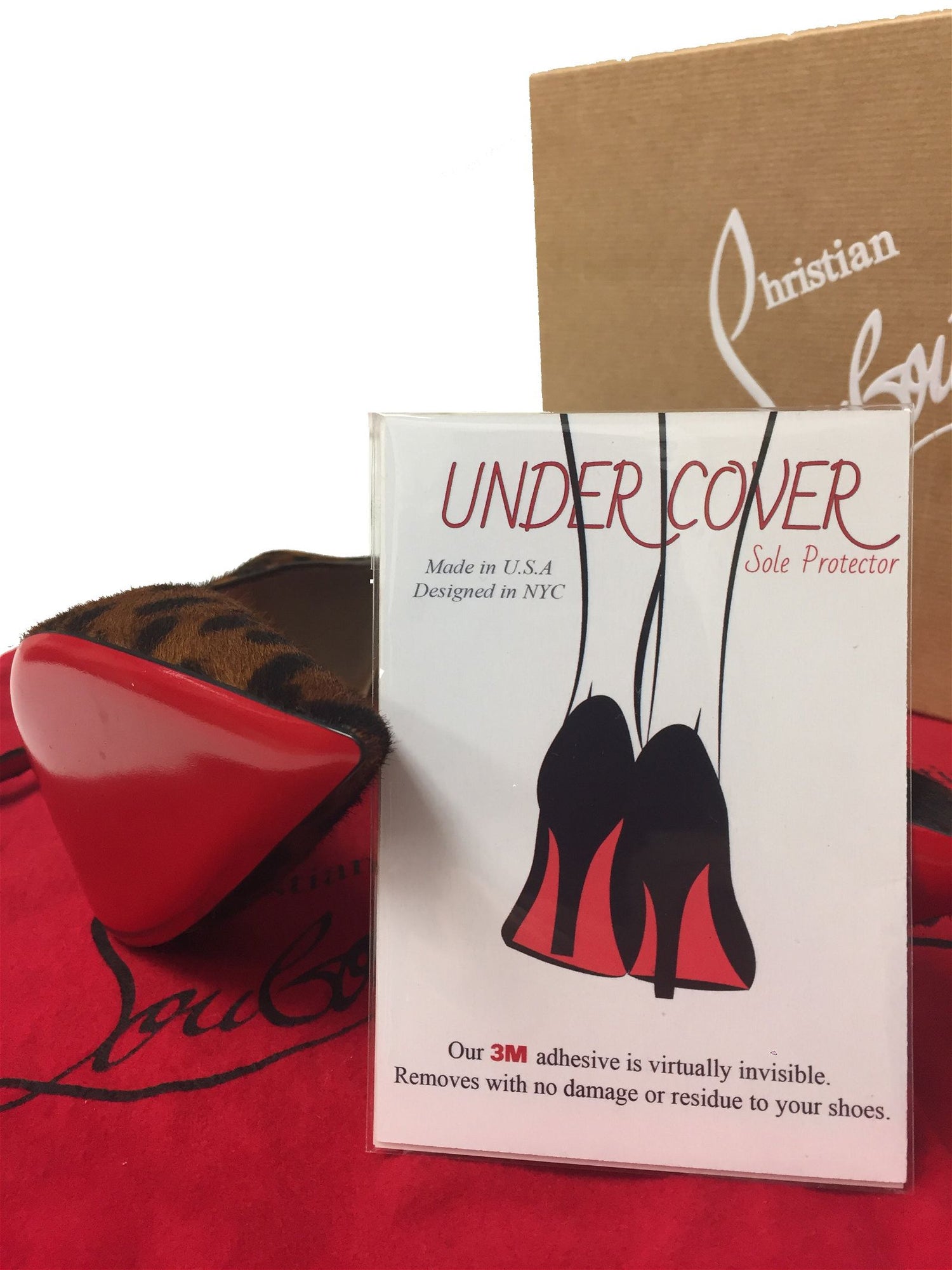 #original_alt_text# - Clear Sole Protector for Heels - 3M Sticker - W4W Products