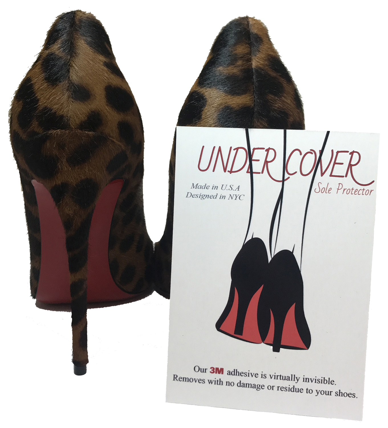 #original_alt_text# - Clear Sole Protector for Heels - 3M Sticker - W4W Products