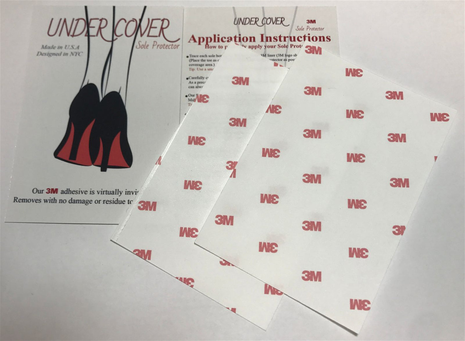 #original_alt_text# - Clear Sole Protector for Heels - 3M Sticker - W4W Products