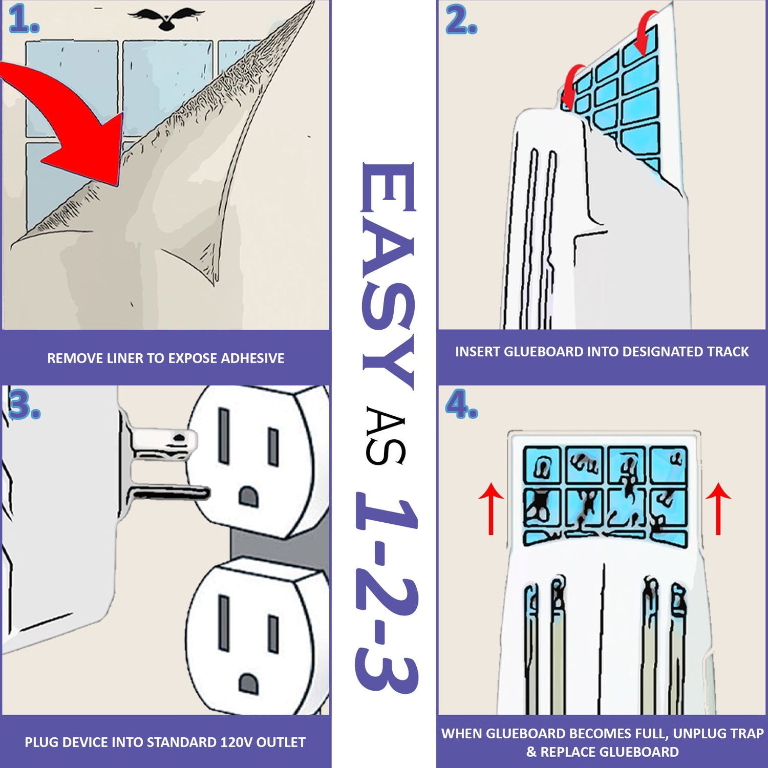 #original_alt_text# - Fly Falcon UV Light Flytrap - W4W Products