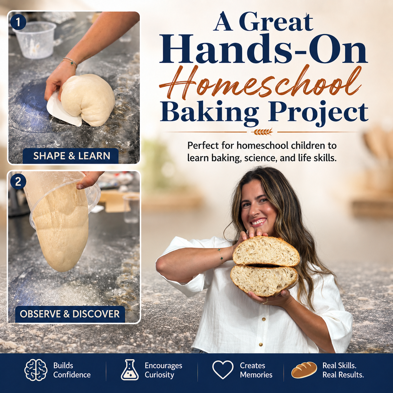 Macalicious Bake Your Own Sourdough Kit includes Flour, Starter & all Tools