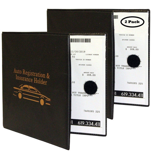 W4W Auto Registration Insurance & ID Card Holder (Value Pack) - W4W Products