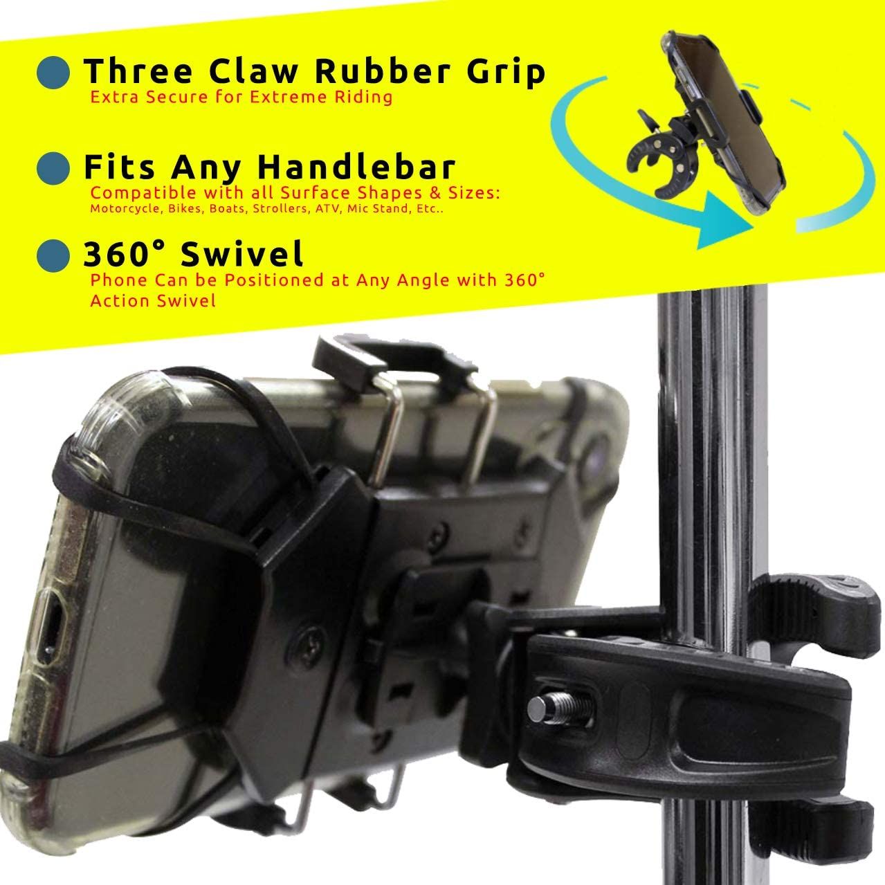 Xtreme Bike Phone Mount - W4W Products 