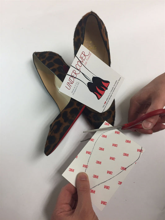 #original_alt_text# - Clear Sole Protector for Heels - 3M Sticker - W4W Products 